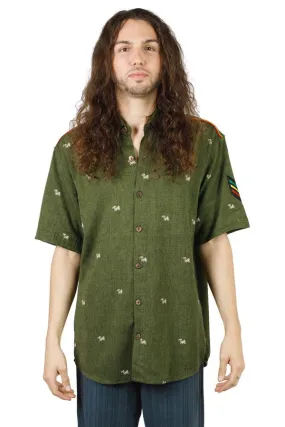 Lion of Judah Rasta Button Down