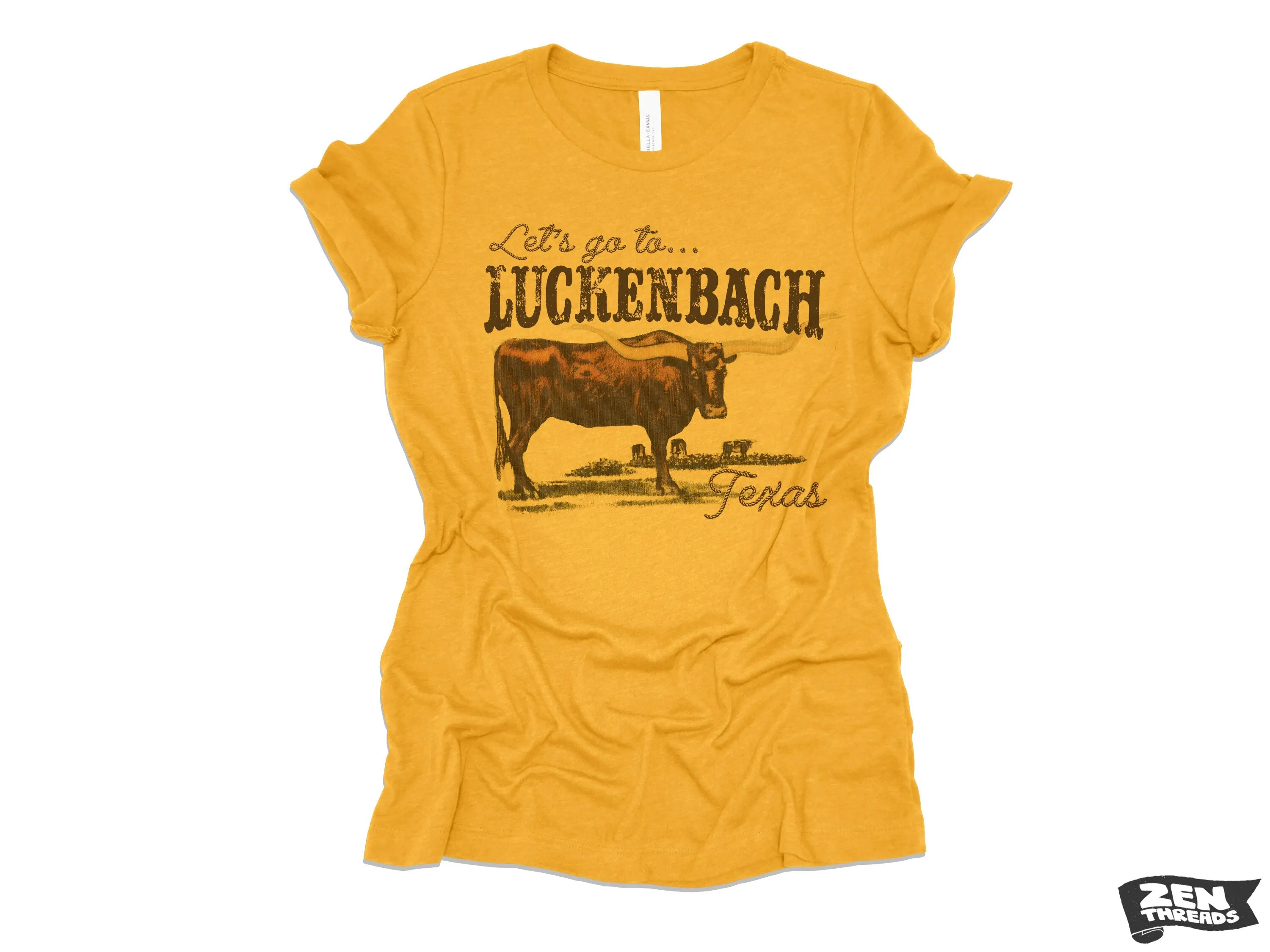 Luckenback Relaxed Fit Women's Boyfriend Tee - Bella Canvas 6400CVC