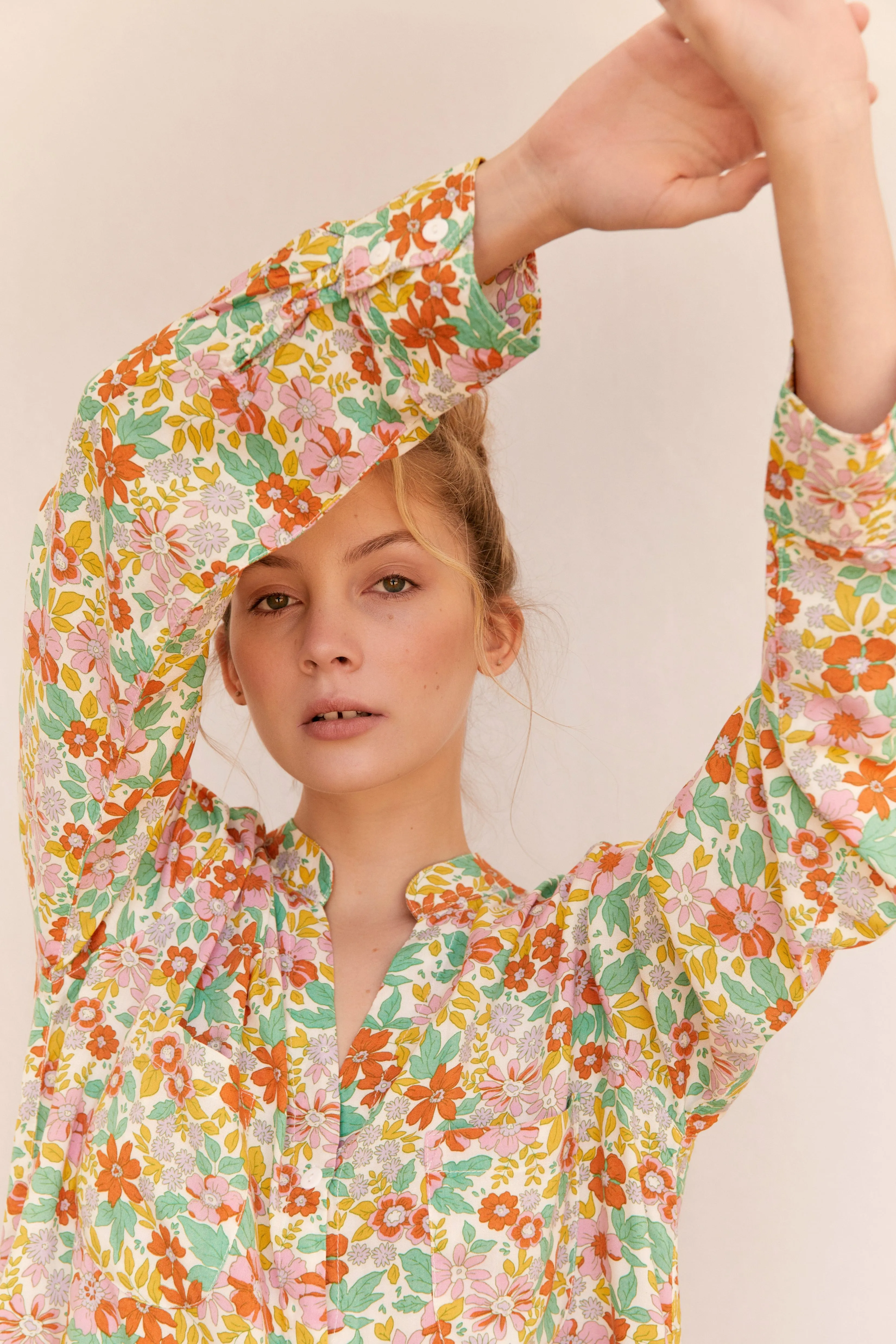 Maggie Pyjama Set - Long Sleeve - Bloom