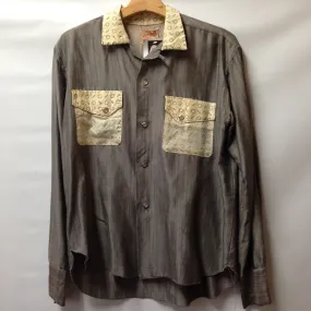 Men’s 1950s Diamond snaps Westerner by Fleetline Shirt