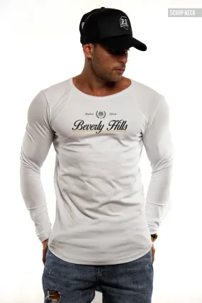 Mens Long Sleeve T-shirt "Beverly Hills" MD987