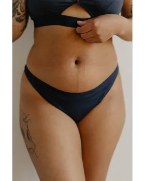 Organic Cotton Thong - Navy *ONLY XS LEFT - FINAL SALE*