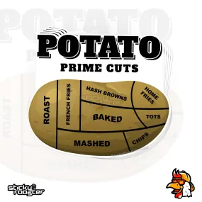 Potato Prime Cuts sticker