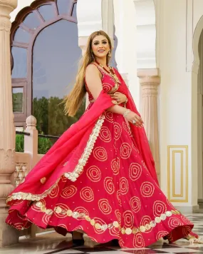 Rosy Lehenga Set