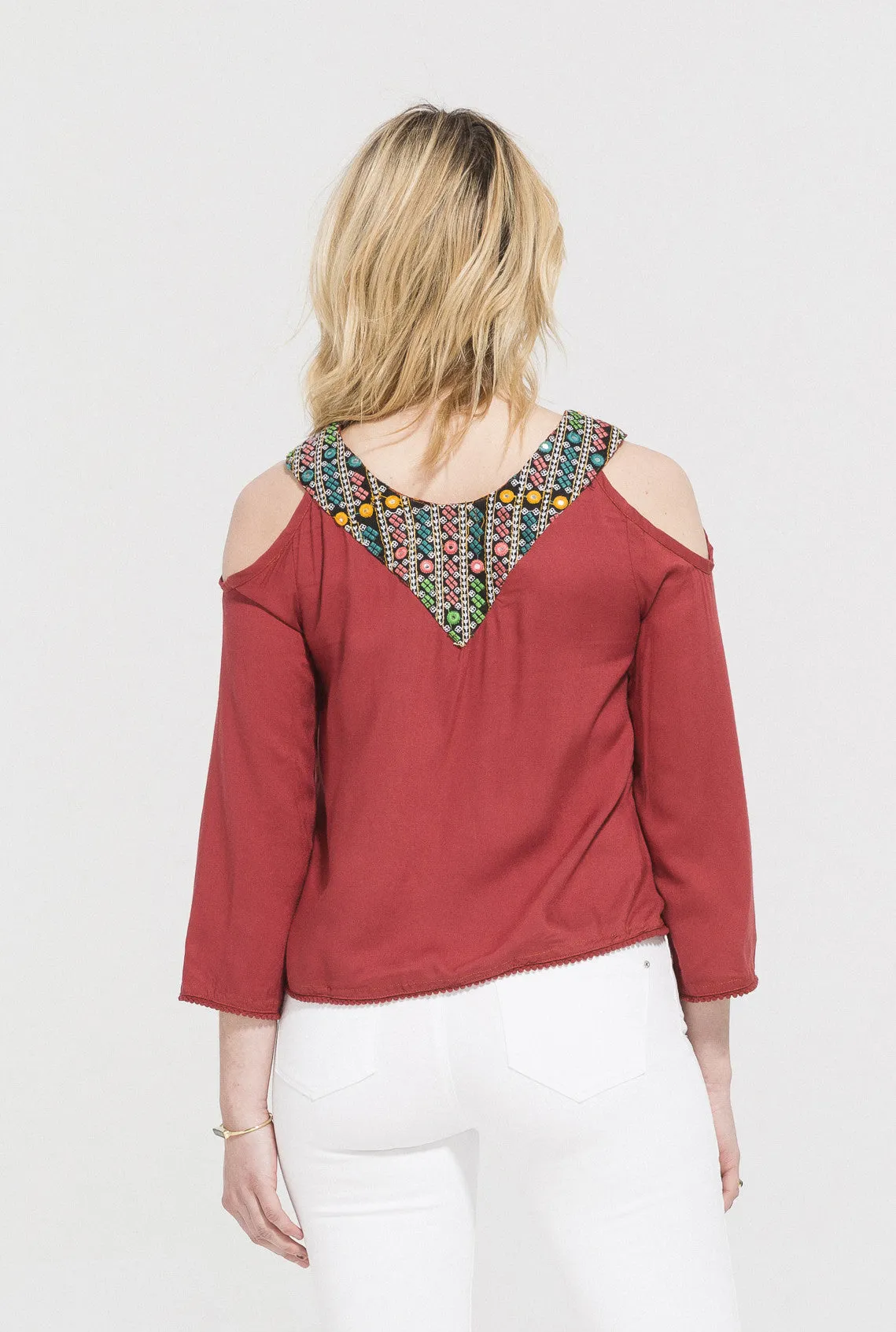 Ruby Cold Shoulder Top