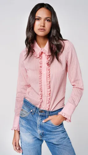 Ruffle Trim Shirt