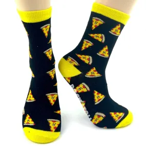 Smiley Pizza Socks