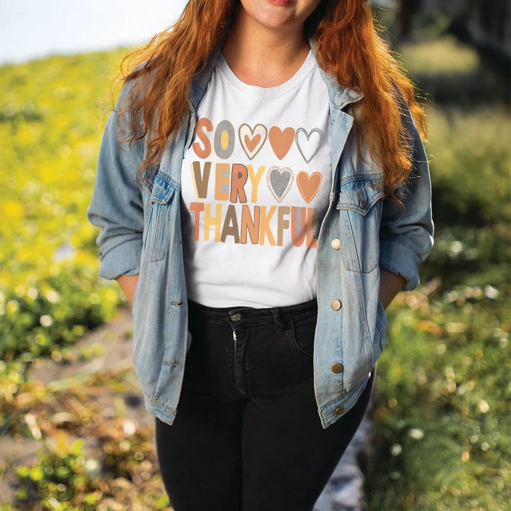 So Very Thankful Fall Graphic T-Shirt - FA150