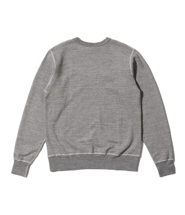 SUGARCANE BUZZ RICKSON SET-IN CREW NECK SWEATSHIRT - GREY