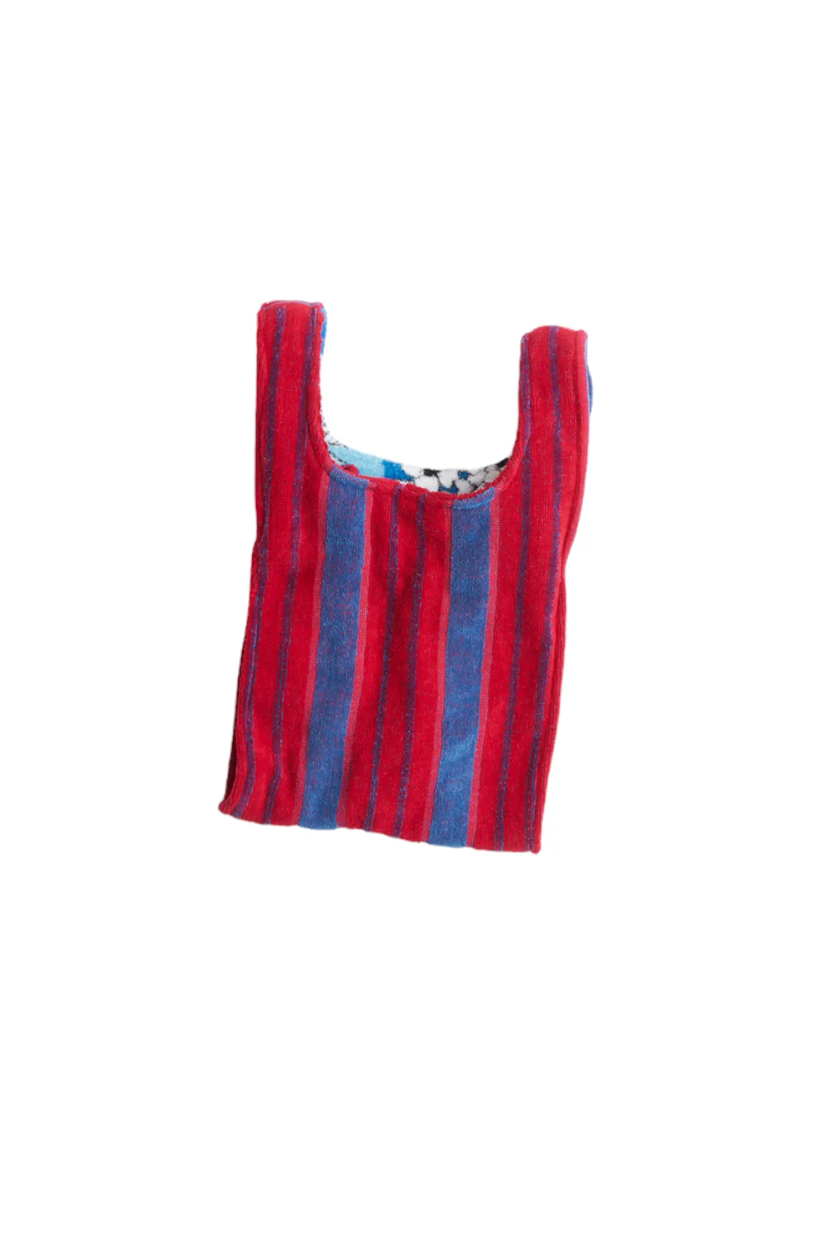 TOTO | terry tote red&blue stripe