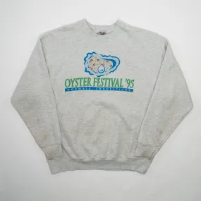 Vintage '95 Grey Pyster Festival Crewneck (L)