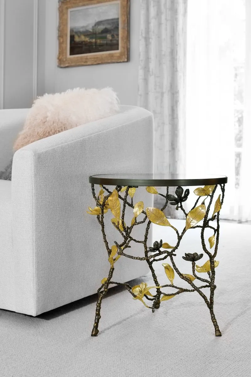 Vintage Bloom Side Table