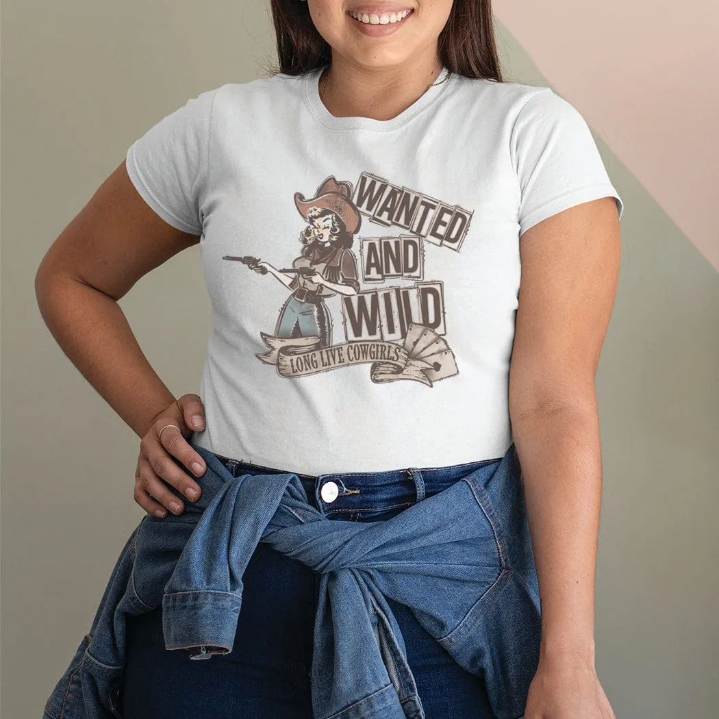 Wanted and Wild Western Graphic T-Shirt - WE218